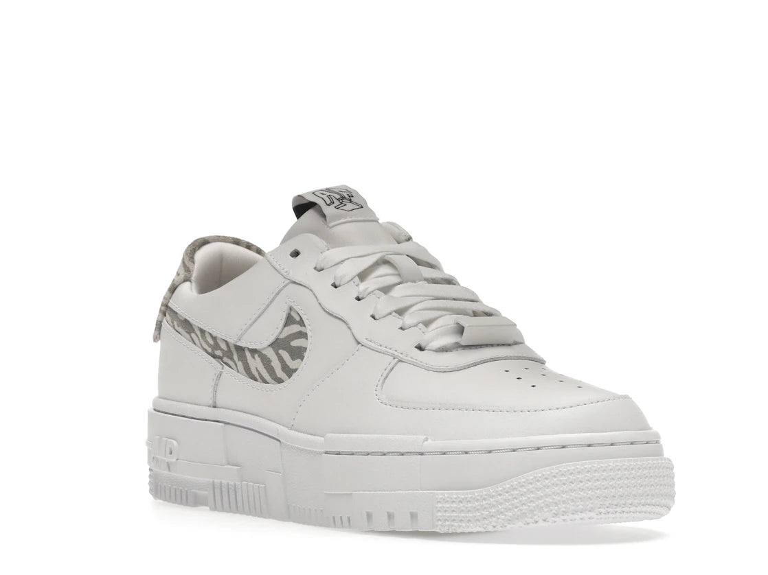 Nike Air Force 1 Low Pixel SE White Zebra (Women's) - vue secondaire A