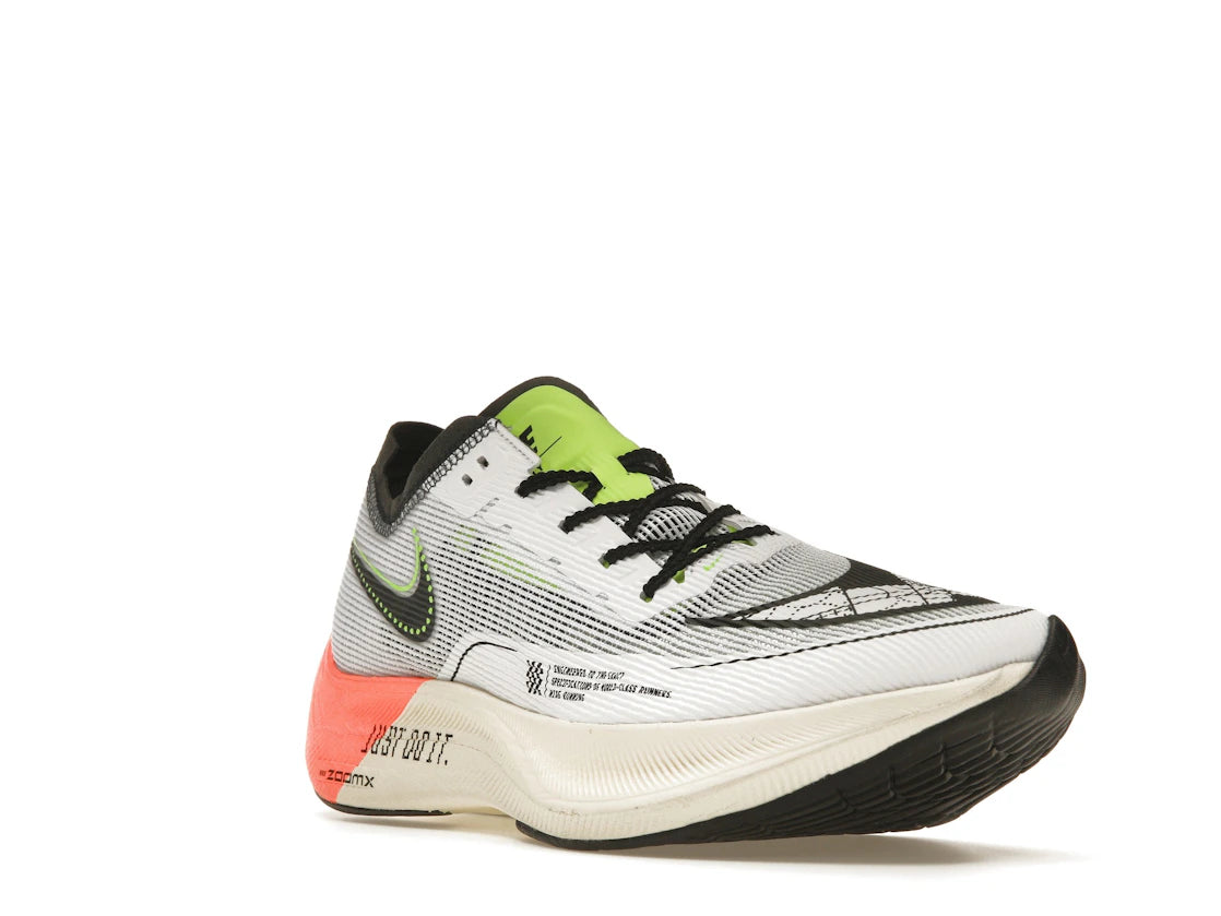Nike ZoomX Vaporfly Next% 2 Coconut Milk Ghost Green Bright Crimson - vue secondaire A