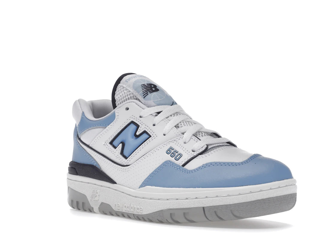New Balance 550 White Carolina Blue - vue secondaire A