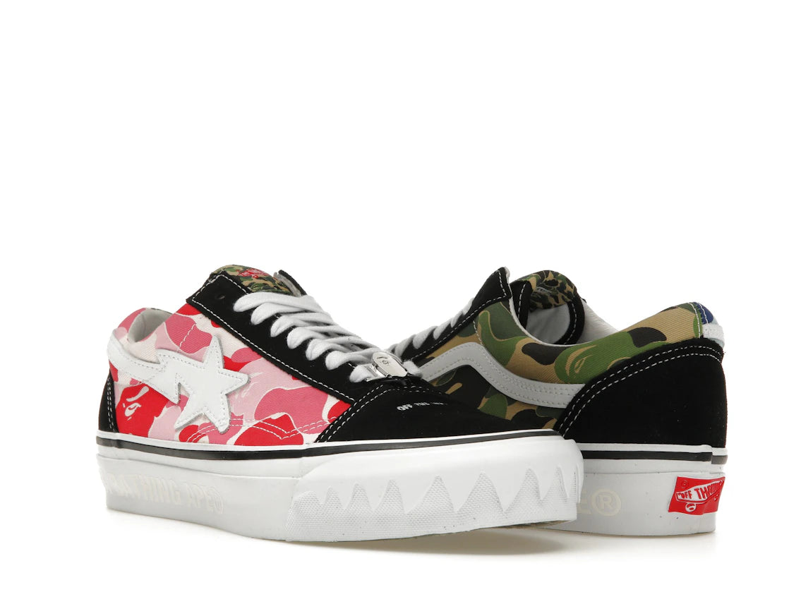 Vans LX Old Skool Bape ABC Multi-Camo - vue secondaire A