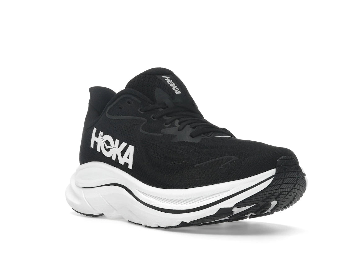 Hoka One One Clifton 10 Black White - vue secondaire A