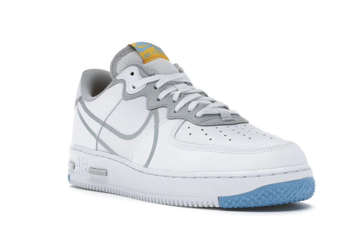 Nike Air Force 1 React Light Smoke Grey - vue secondaire A