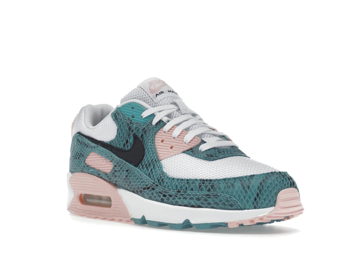 Nike Air Max 90 Washed Teal Snakeskin - vue secondaire A