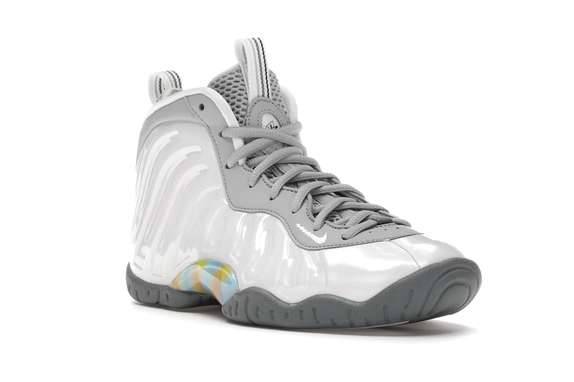 Nike Air Foamposite One Light Smoke Grey (GS) - vue secondaire A