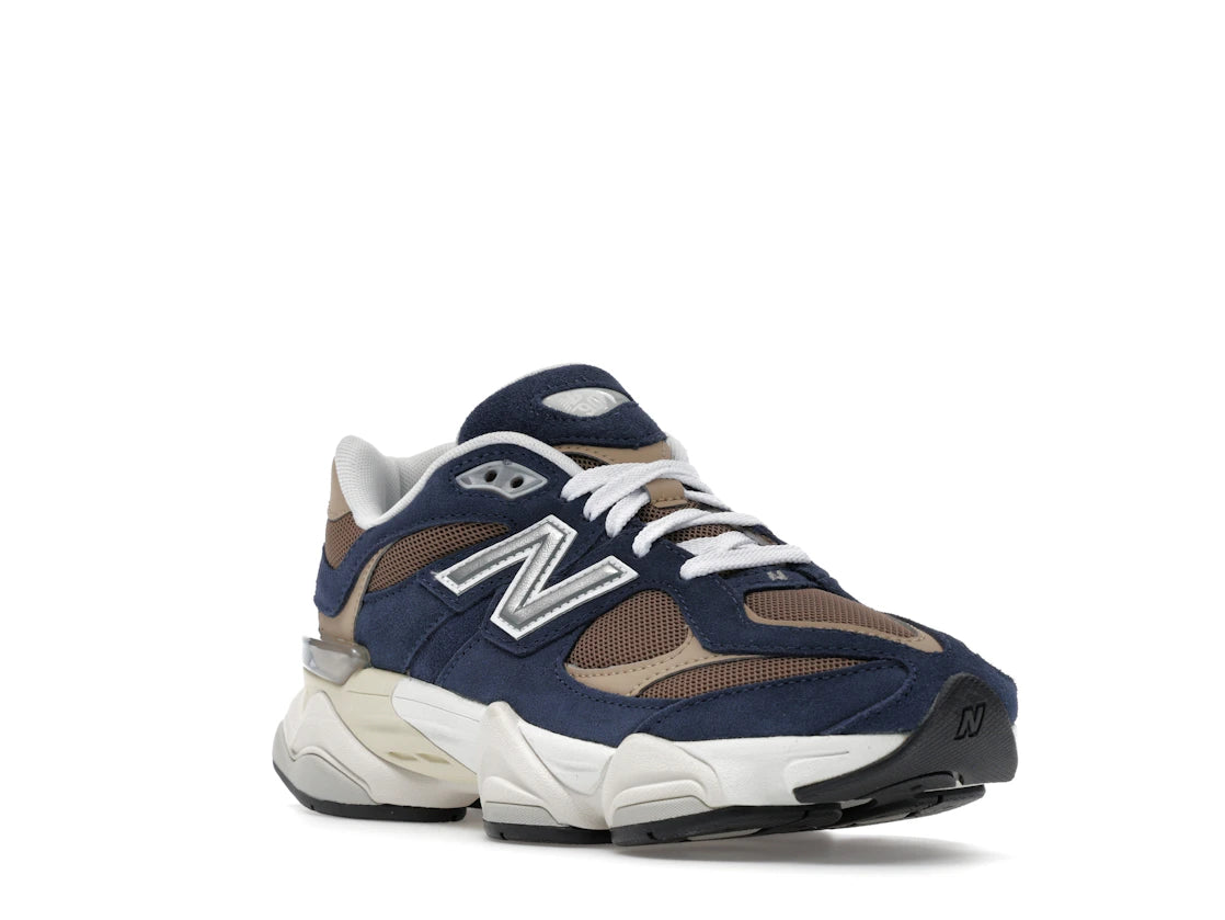 New Balance 9060 Navy Mushroom (GS) - vue secondaire A