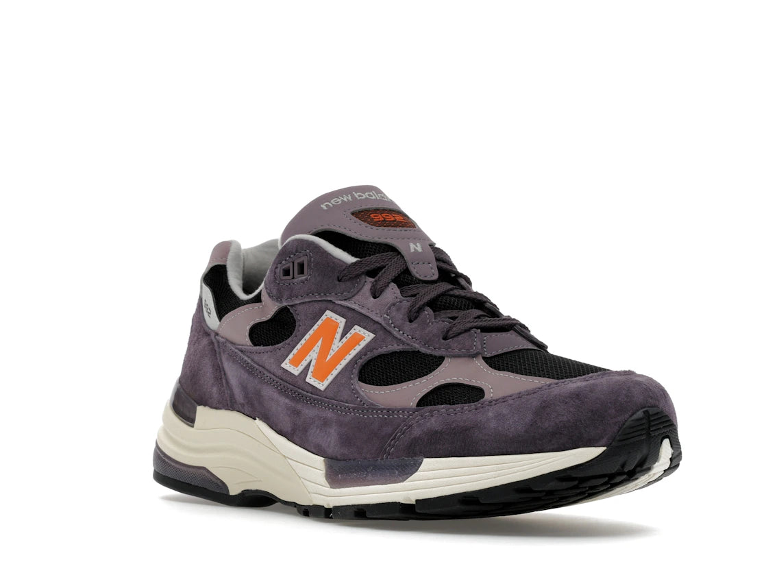 New Balance 992 MiUSA Dark Ice Wine Black - vue secondaire A