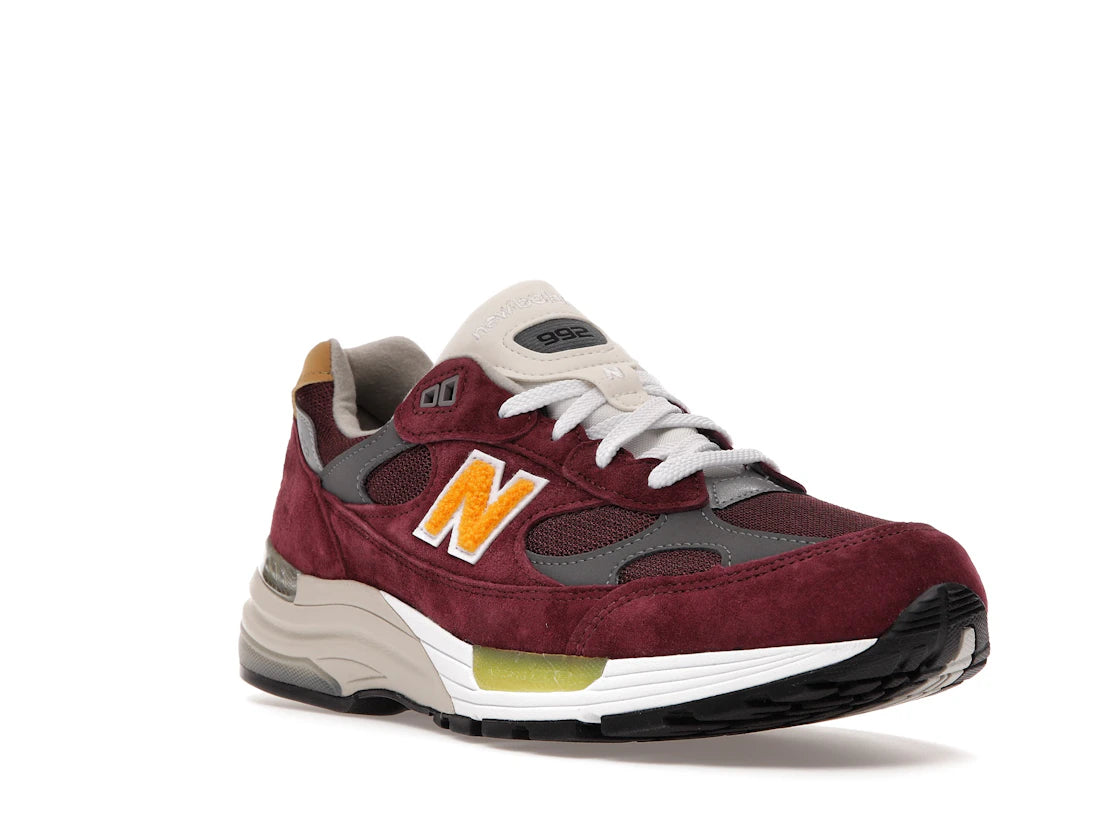 New Balance 992 Burgundy Gold - vue secondaire A