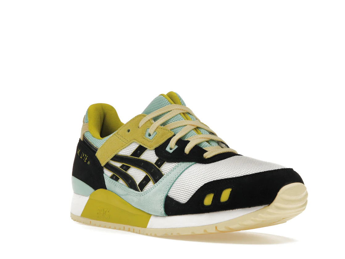 ASICS Gel-Lyte III OG White Black Moss Green Blue - vue secondaire A