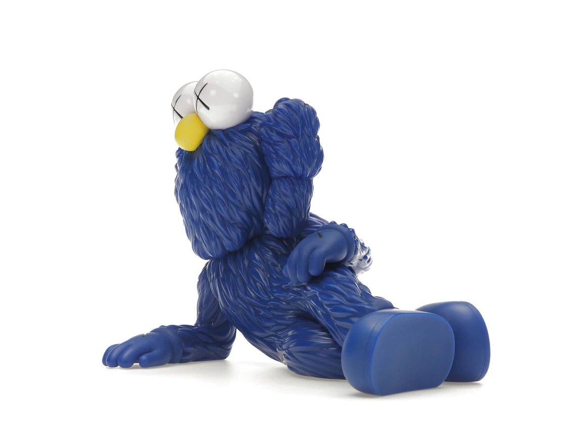 KAWS TIME OFF Vinyl Figure Blue - vue secondaire A