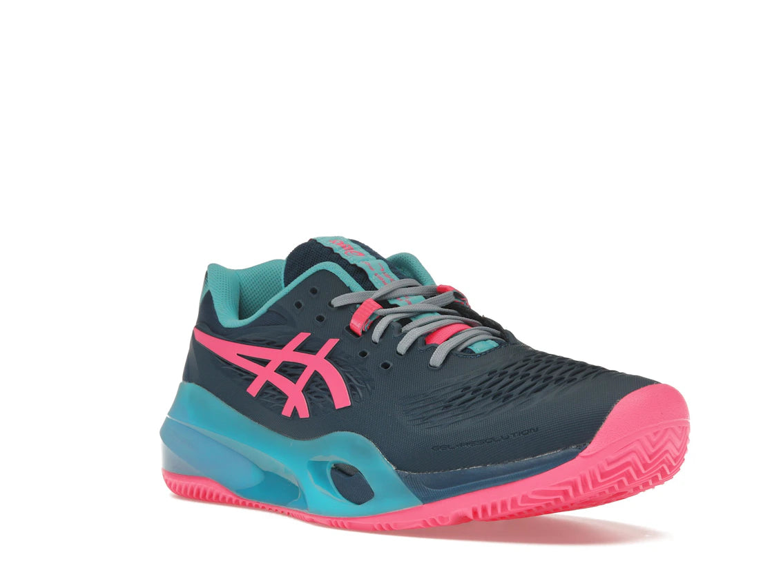 ASICS Gel-Resolution X Padel Mako Blue Hot Pink - vue secondaire A