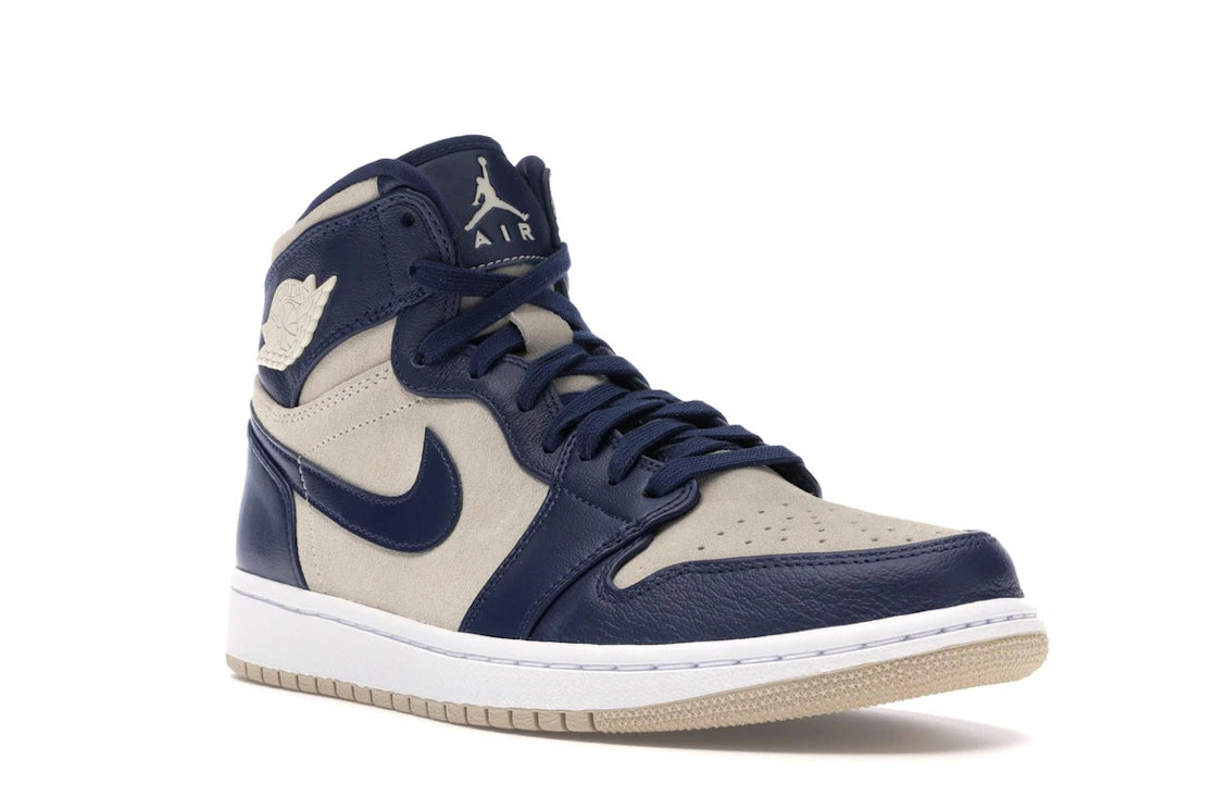 Jordan 1 Retro Premium Midnight Navy Light Cream (Women's) - vue secondaire A