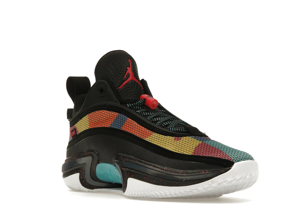 Jordan 36 Low Black Multi-Color - vue secondaire A