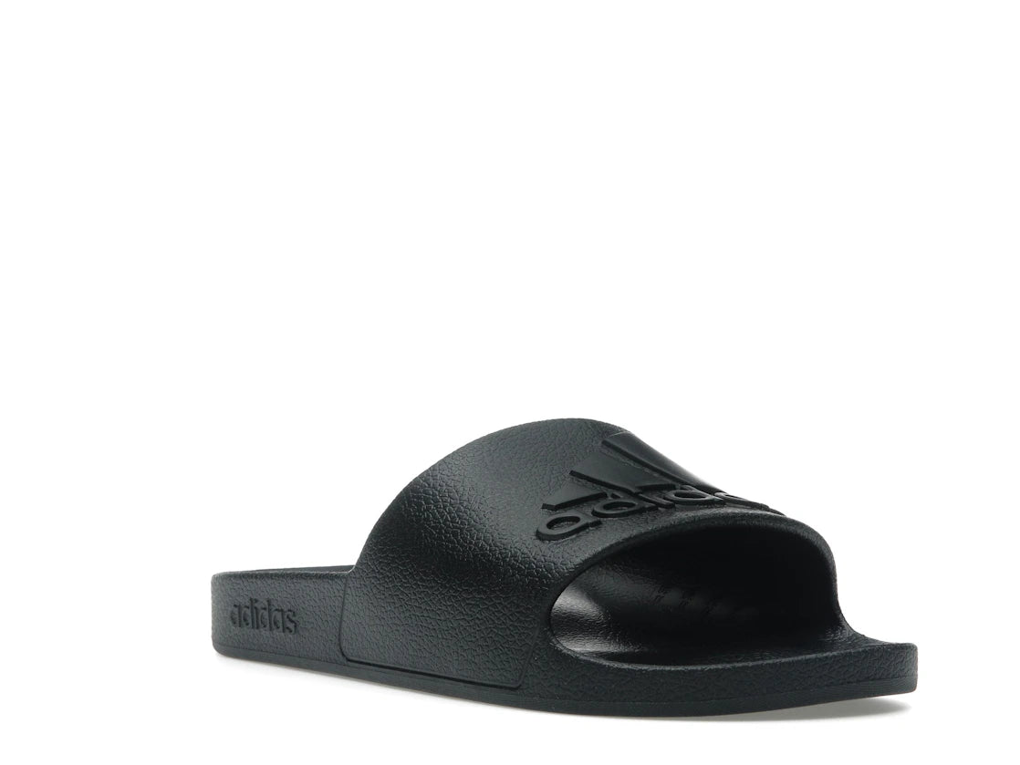 adidas Adilette Aqua Slides Core Black Logo - vue secondaire A