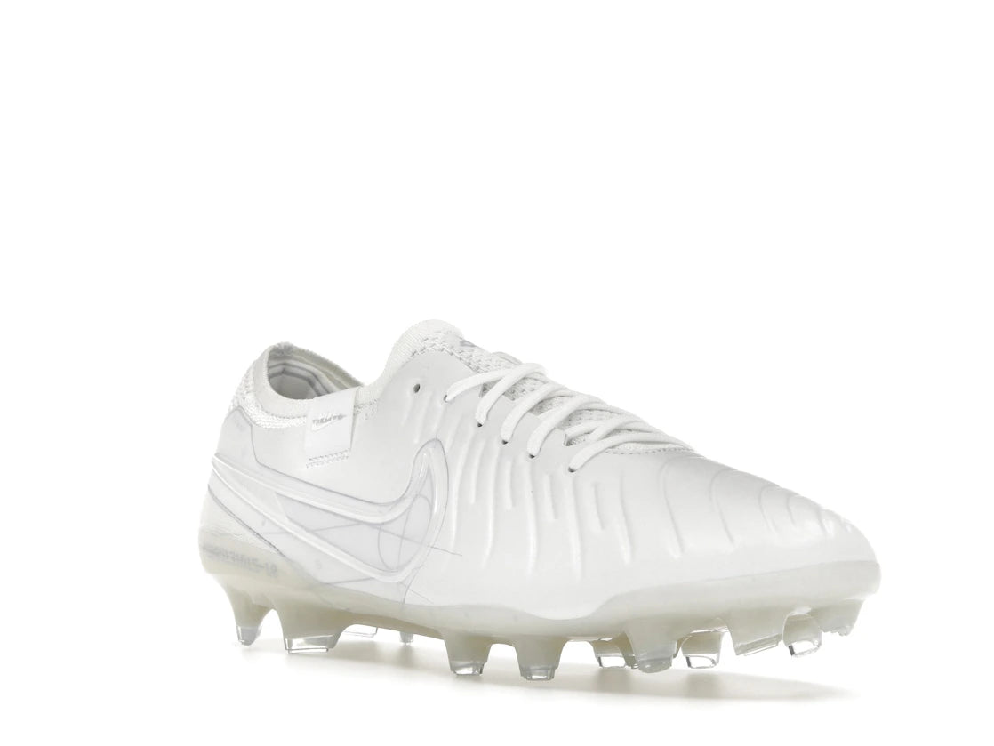 Nike Tiempo Legend 10 Elite FG Triple White - vue secondaire A
