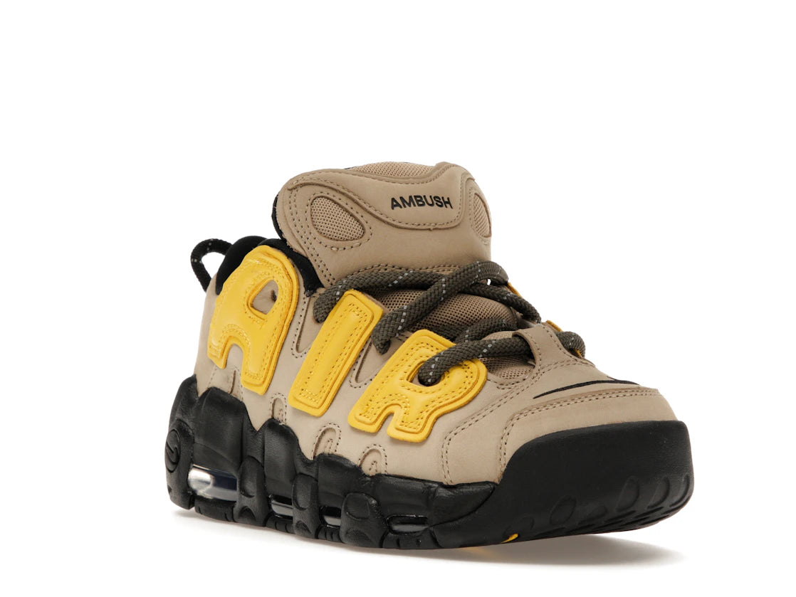 Nike Air More Uptempo Low AMBUSH Vivid Sulfur Limestone - vue secondaire A