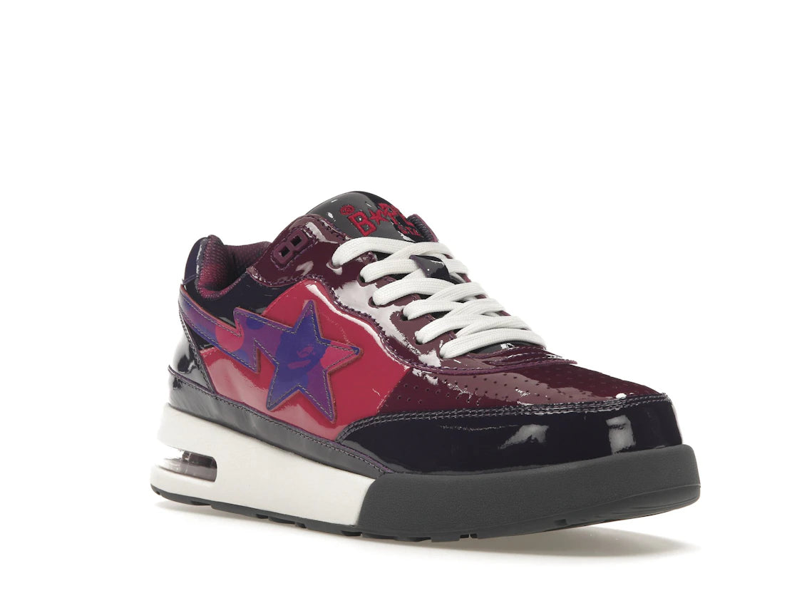 A Bathing Ape Bape Road Sta Patent Leather Purple (2022) - vue secondaire A