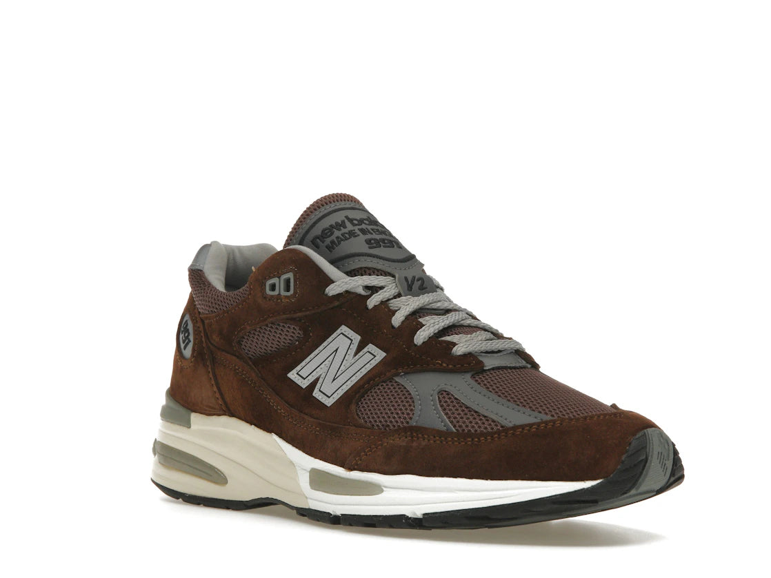 New Balance 991v2 MiUK Pinecone - vue secondaire A