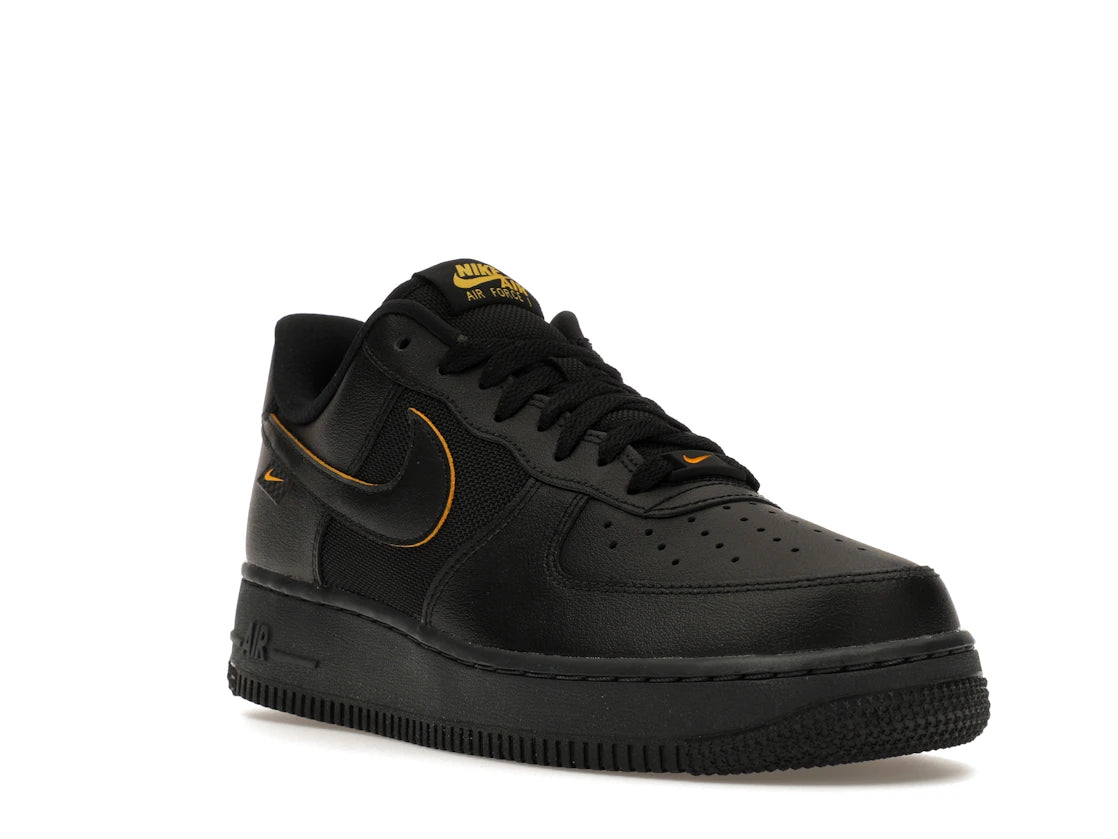 Nike Air Force 1 Low '07 Ballistic Mesh Black University Gold - vue secondaire A