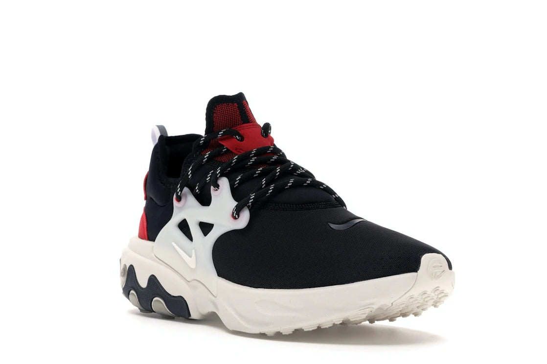 Nike React Presto Black Phantom Red - vue secondaire A