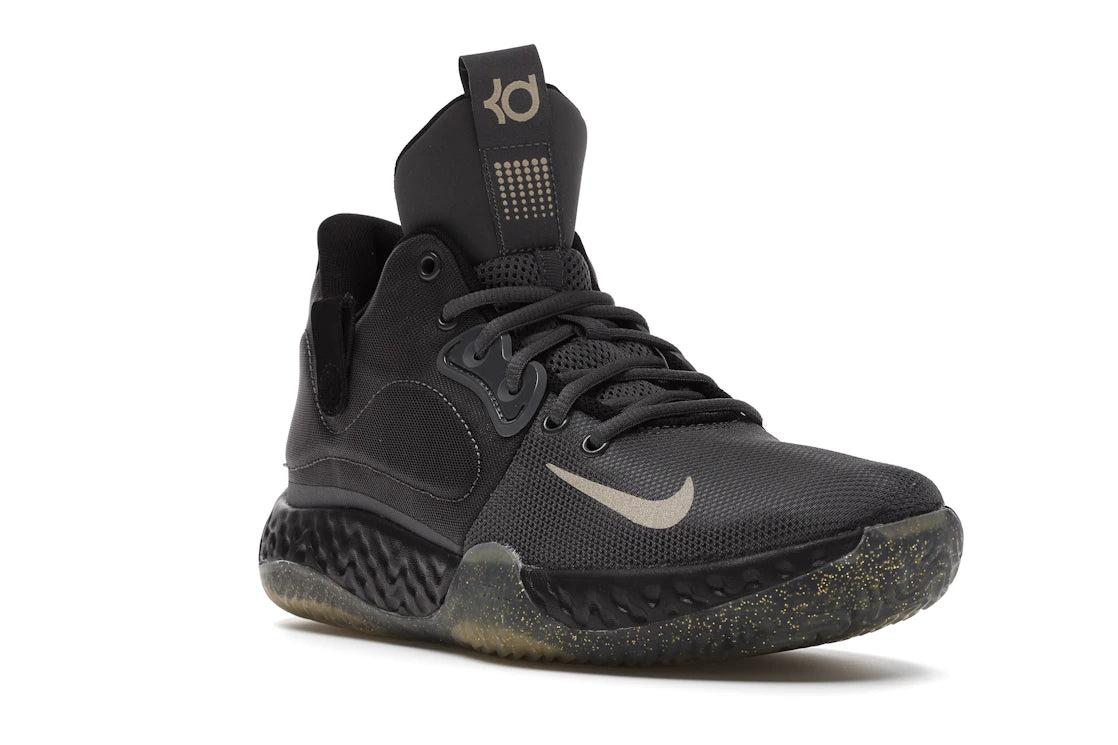 Nike KD Trey 5 VII Dark Grey Club Gold - vue secondaire A