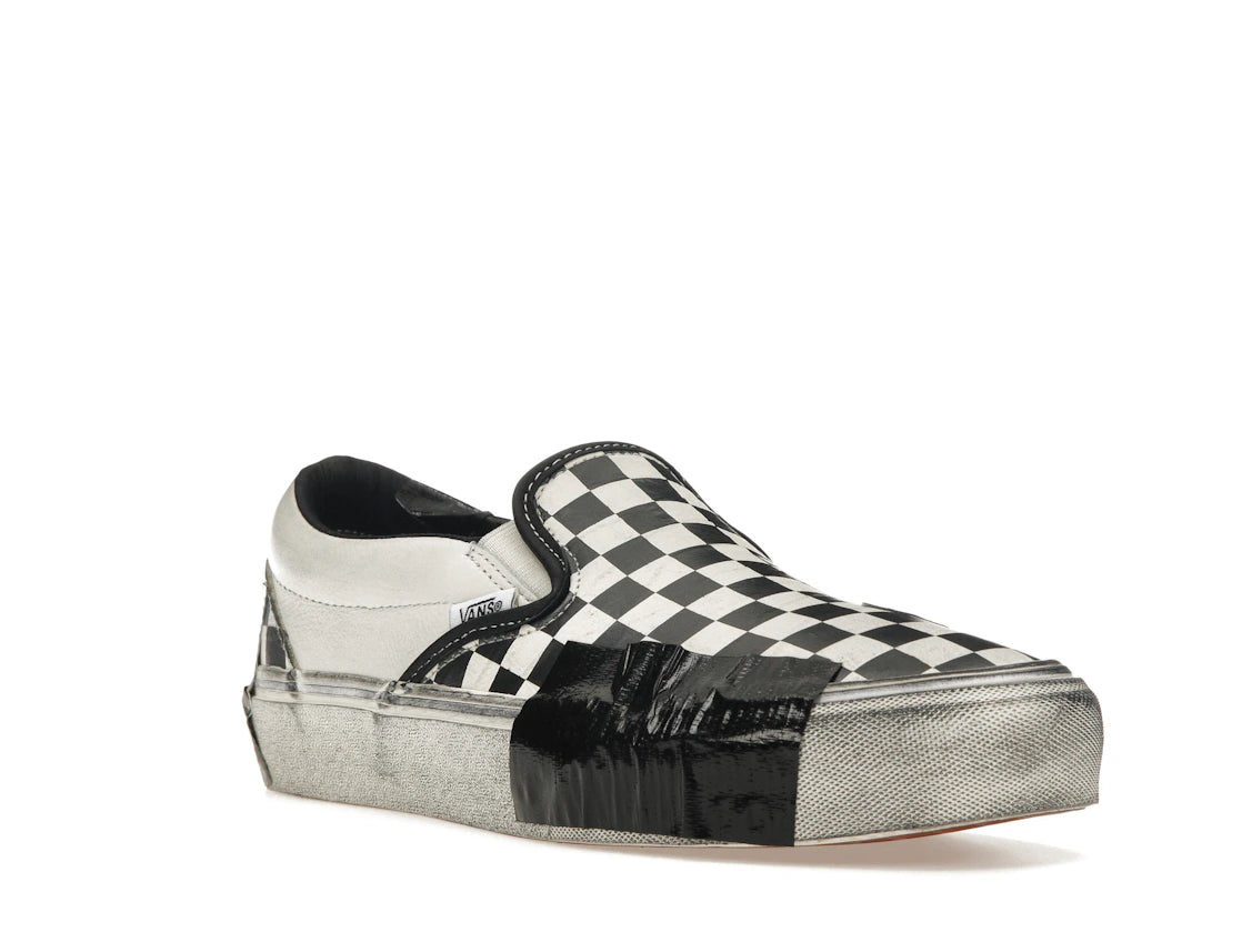 Vans Classic Slip-On VLT LX Lux Duct Tape Checkerboard - vue secondaire A