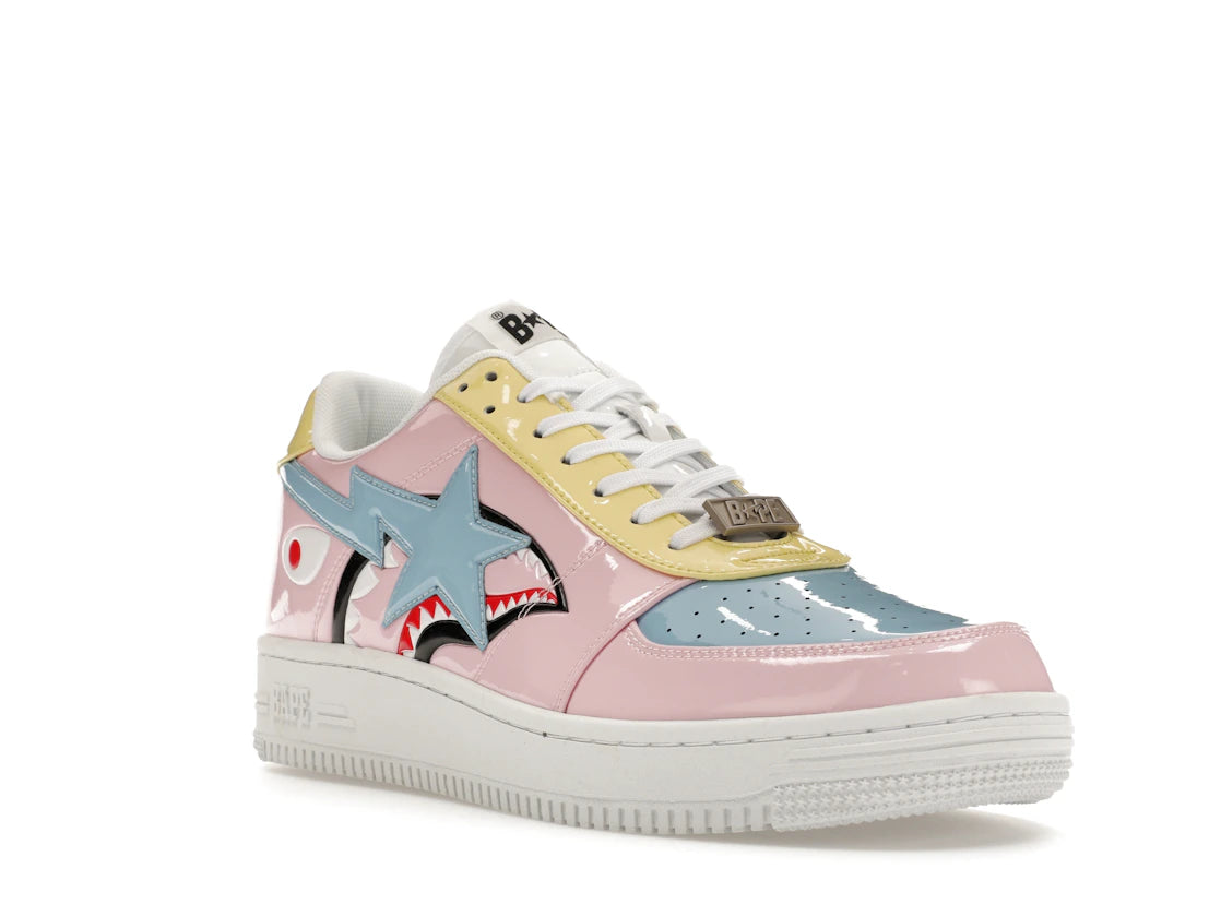 A Bathing Ape Bape Sta Low M2 20th Anniversary Patent Pink - vue secondaire A