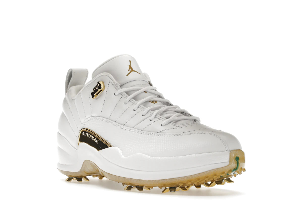 Jordan 12 Golf Metallic Gold - vue secondaire A