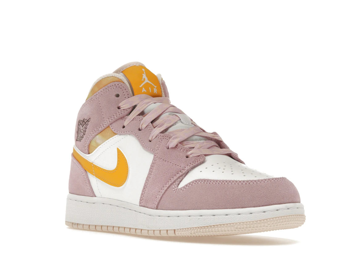 Jordan 1 Mid SE Arctic Pink (GS) - vue secondaire A