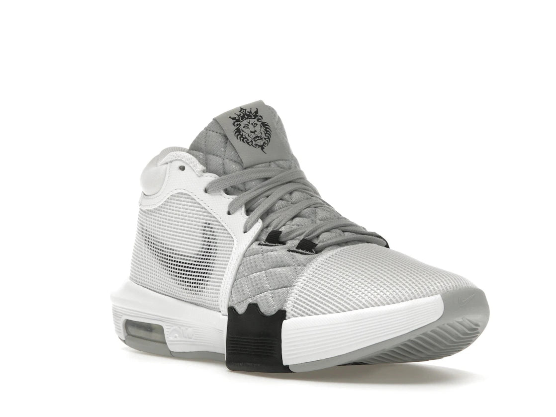 Nike LeBron Witness 8 White Light Smoke Grey - vue secondaire A