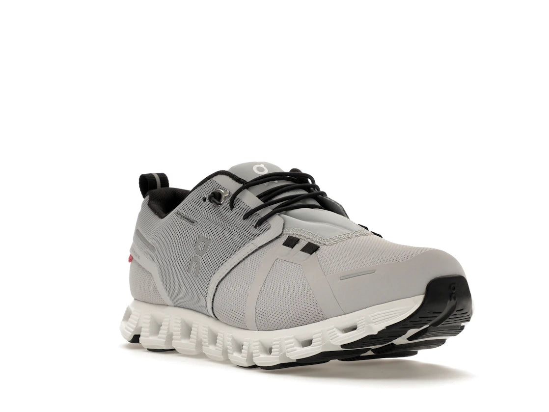 On Running Cloud 5 Waterproof Glacier Grey White (Women's) - vue secondaire A