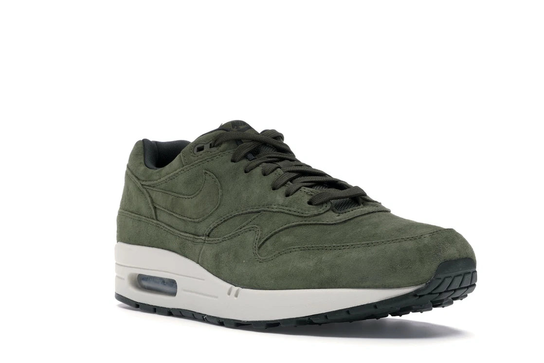 Nike Air Max 1 Olive Canvas Suede - vue secondaire A