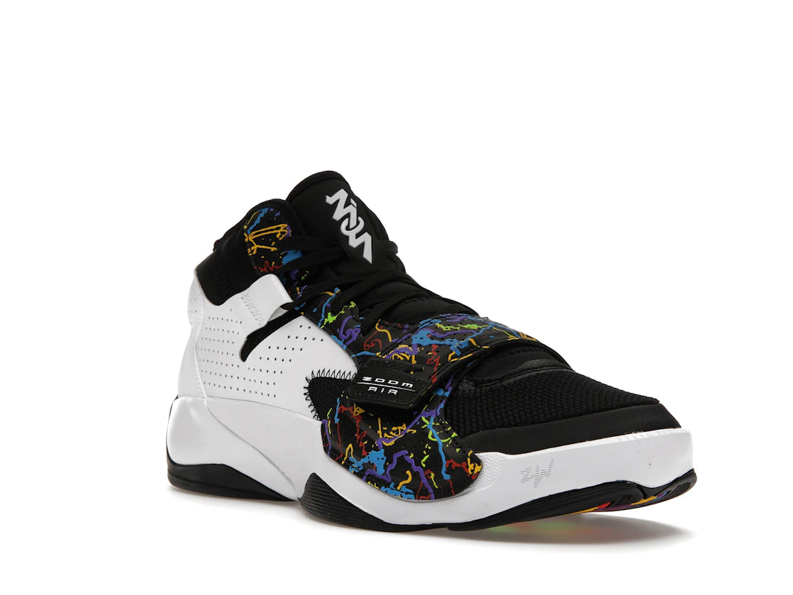 Jordan Zion 2 Noah White Black Multi-Color - vue secondaire A