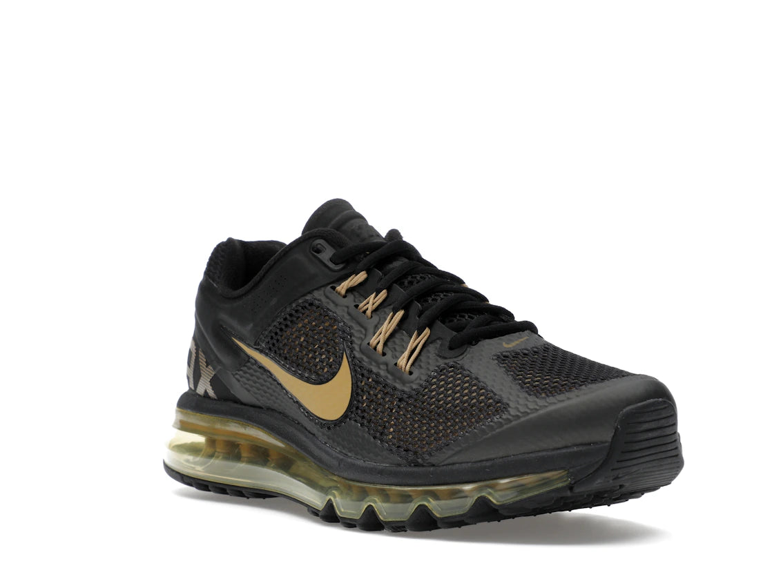 Nike Air Max 2013 Black Flat Gold - vue secondaire A