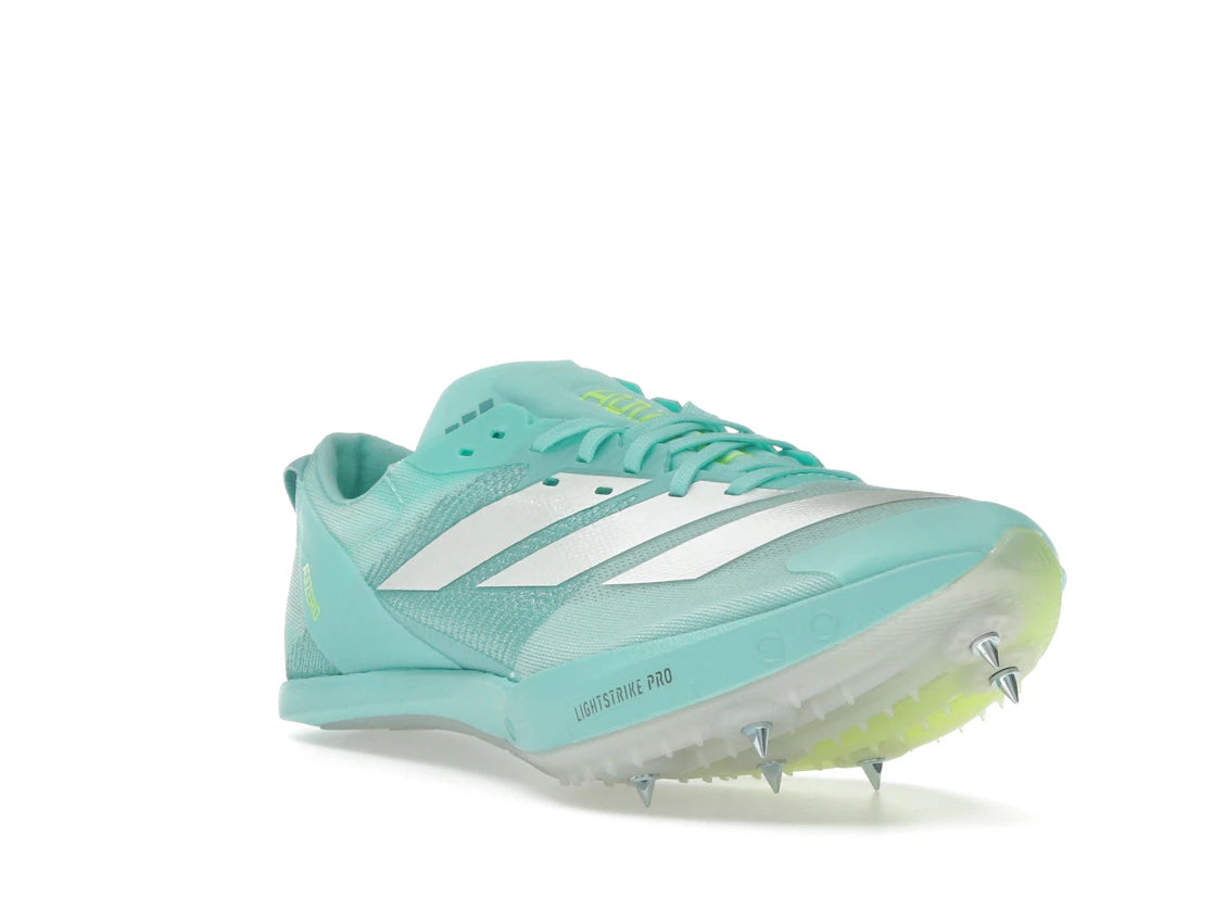 adidas Adizero Finesse Flash Aqua Zero Metalic Lucid Lemon - vue secondaire A