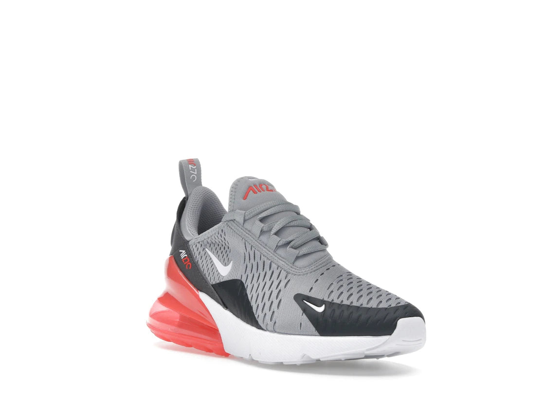 Nike Air Max 270 Wolf Grey Anthracite Bright Crimson White (GS) - vue secondaire A