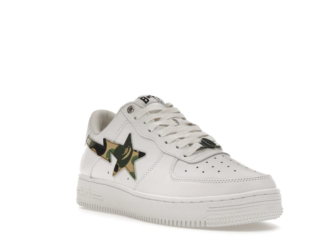 A Bathing Ape Bape Sta Low ABC Camo White Green (2022) - vue secondaire A