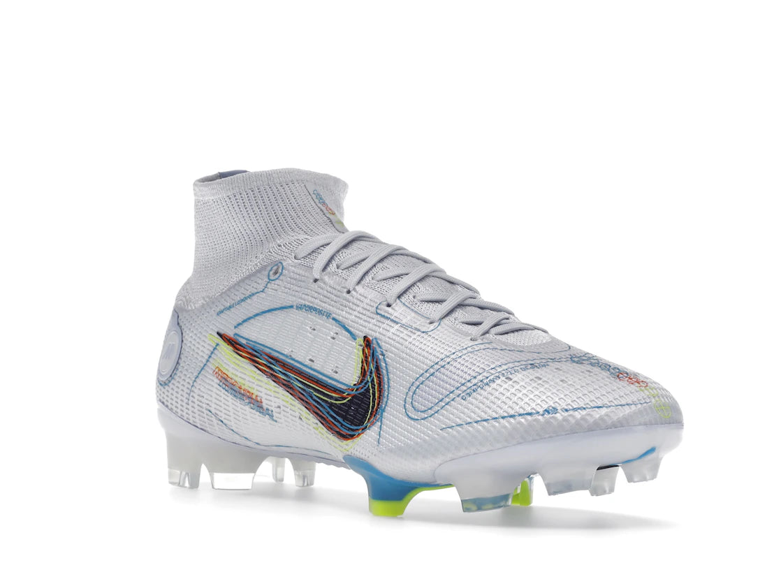 Nike Superfly 8 Elite FG Football Grey Light Marine - vue secondaire A