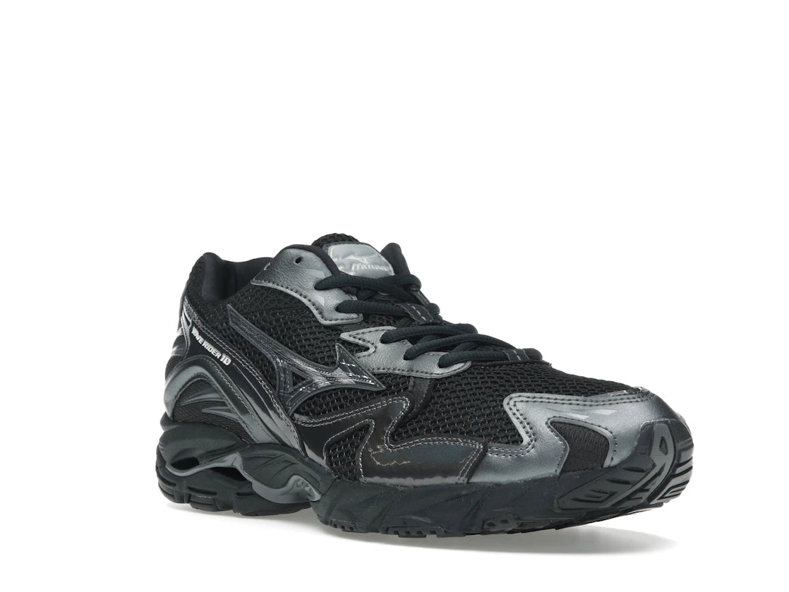 Mizuno Wave Rider 10 Black Sand Metallic Gray - vue secondaire A