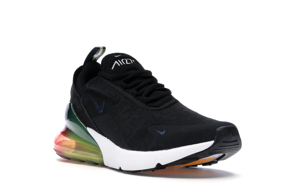Nike Air Max 270 Black Laser Orange Ember Glow - vue secondaire A