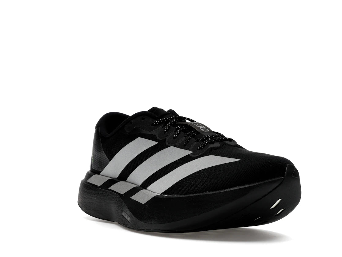 adidas Adizero Evo SL Black Silver Metallic Signal Green - vue secondaire A