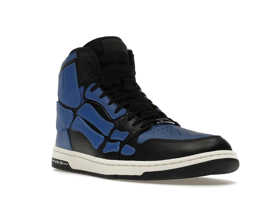 AMIRI Skel Panelled High Top Blue Black - vue secondaire A