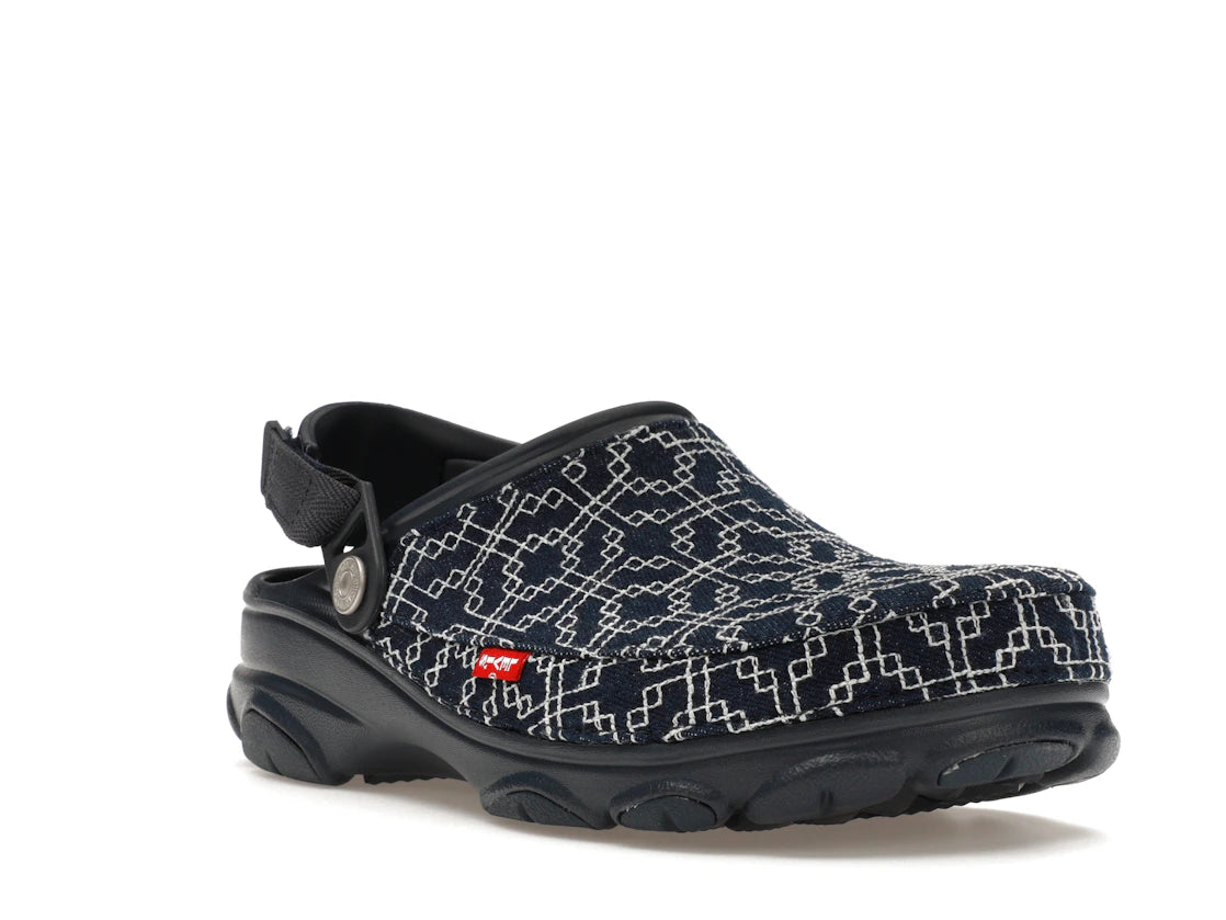 Crocs Classic All-Terrain Clog Levi's Sashiko Dark Wash - vue secondaire A