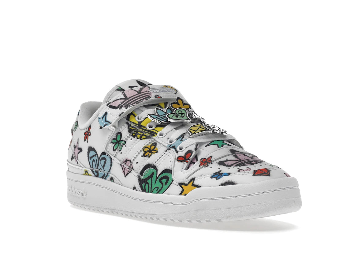 adidas Forum 84 Low Jeremy Scott Monogram Graffiti - vue secondaire A