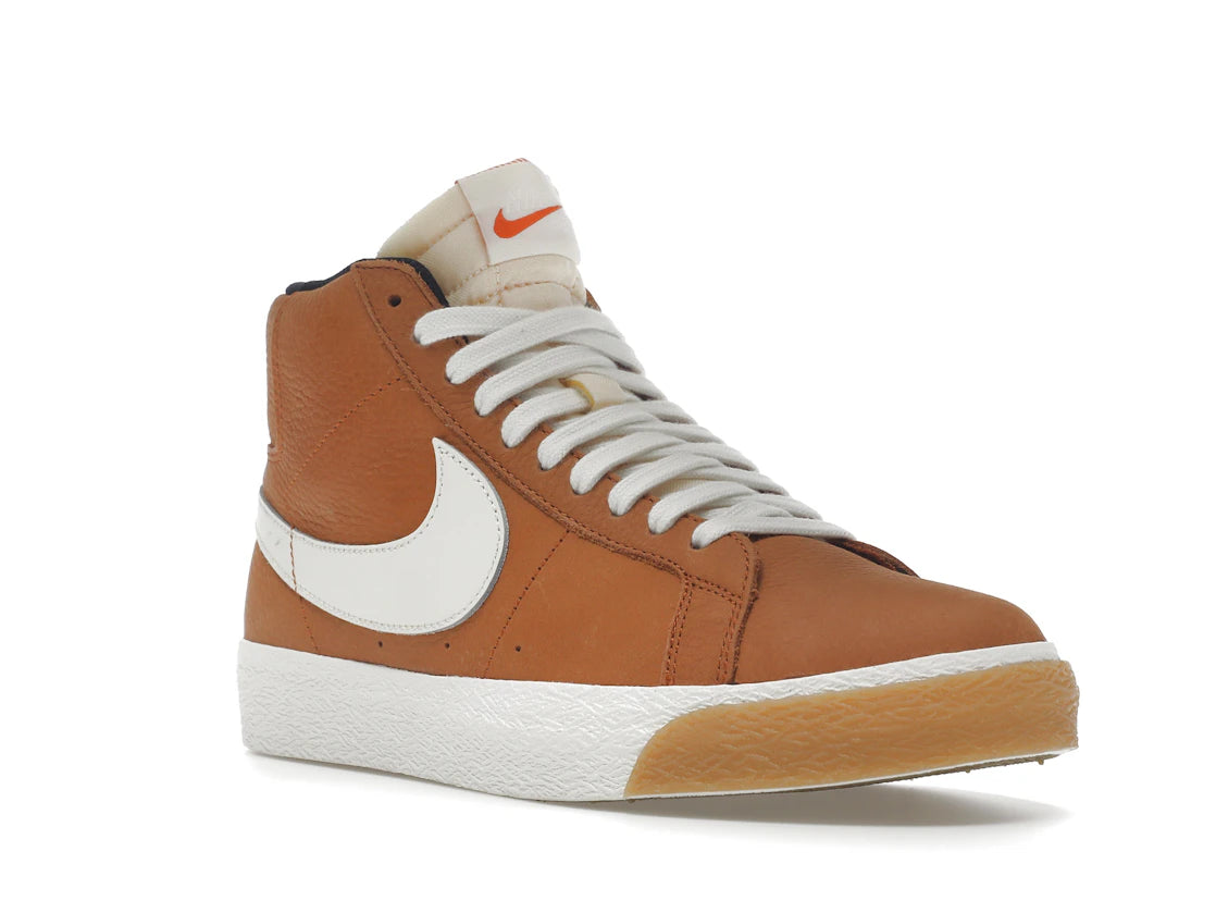 Nike SB Zoom Blazer Mid ISO Dark Russet - vue secondaire A