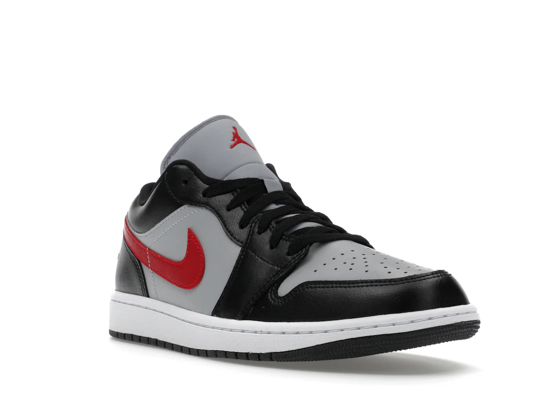 Jordan 1 Low Wolf Grey Gym Red (Women's) - vue secondaire A