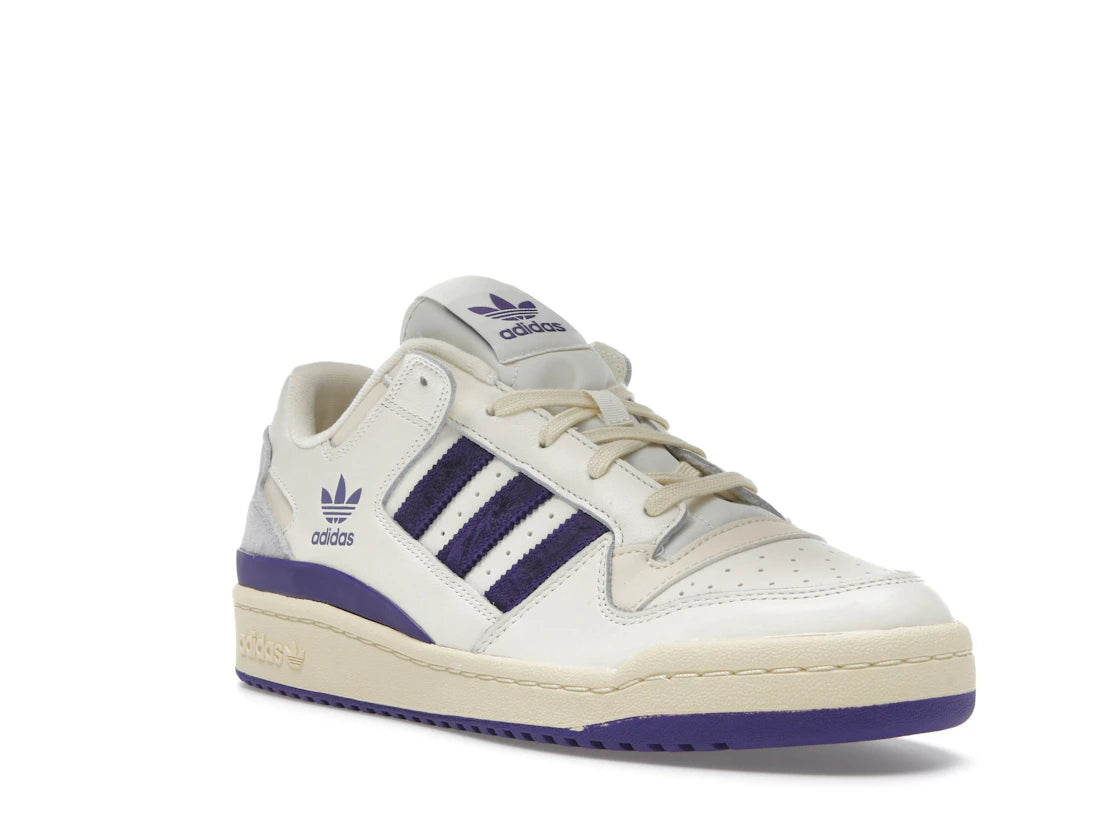 adidas Forum Low CL Cream White Collegiate Purple Warm Vanilla - vue secondaire A
