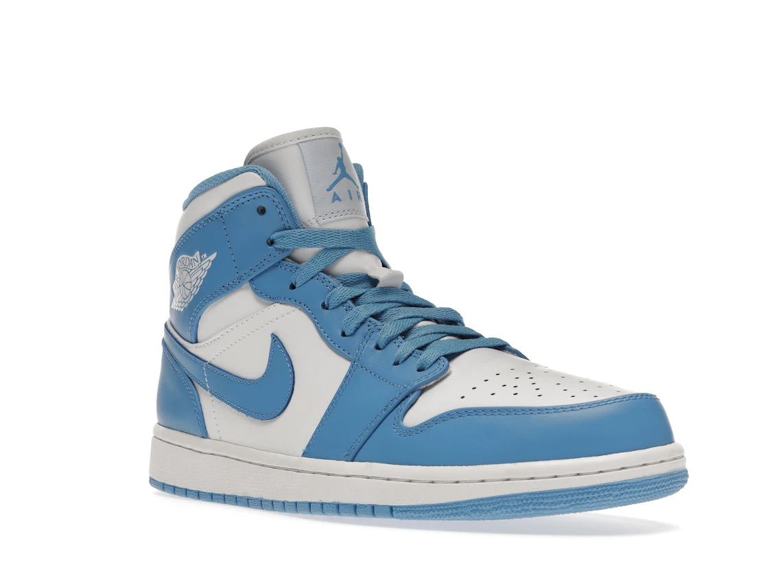 Jordan 1 Retro Mid UNC - vue secondaire A