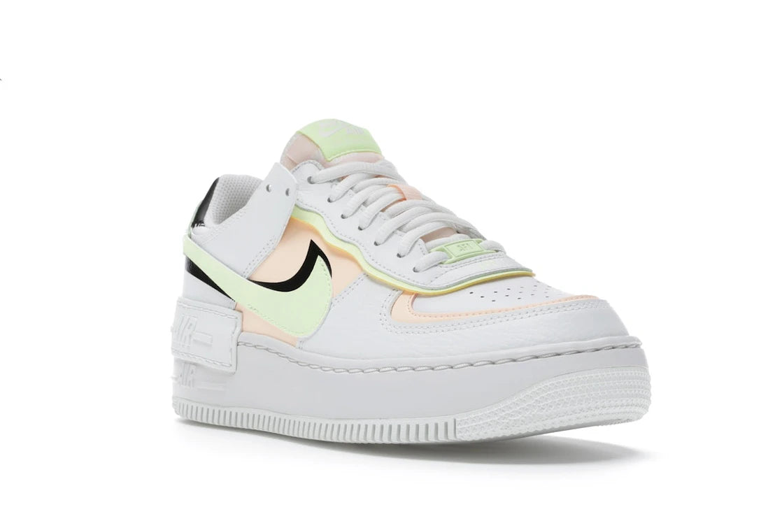 Nike Air Force 1 Low Shadow Summit White Barely Volt Crimson Tint (Women's) - vue secondaire A