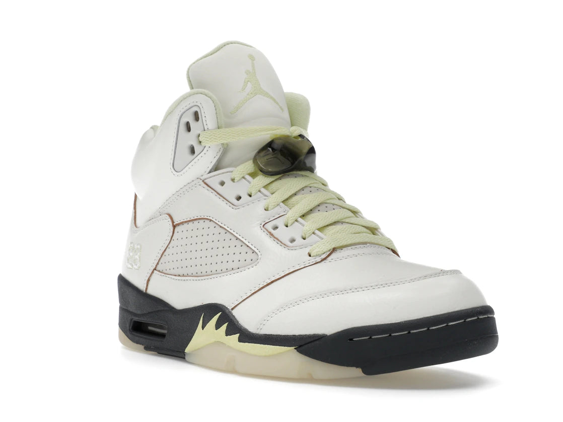 Jordan 5 Retro Luminous Green (Women's) - vue secondaire A
