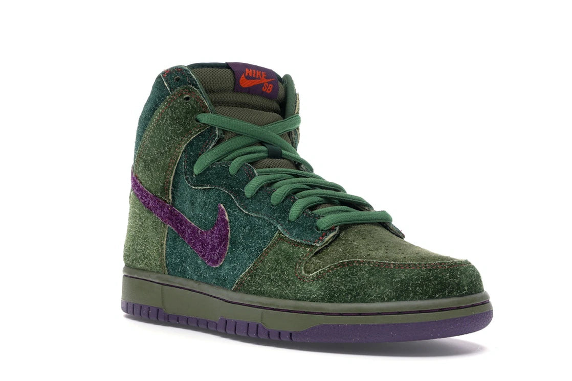 Nike SB Dunk High Skunk 420 - vue secondaire A